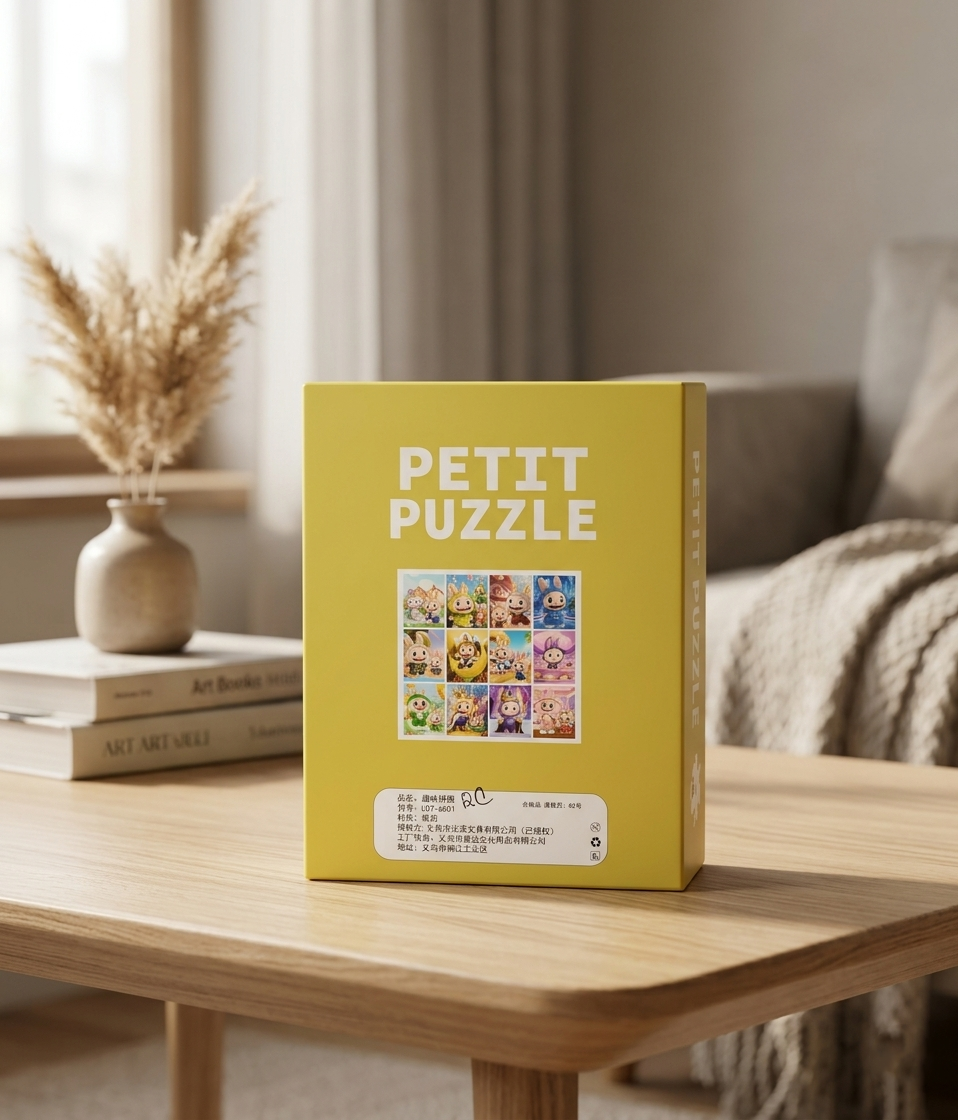 120 Pieces Paper Puzzle - Kids Educational Toy (Army Labubu) - Image 3
