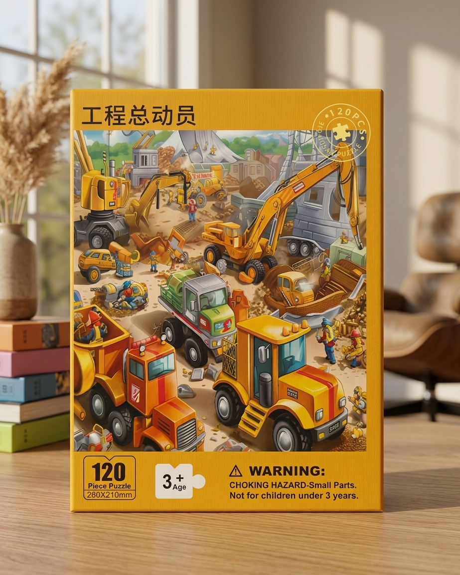 120 Pieces Paper Puzzle - Kids Educational Toy - Image 13
