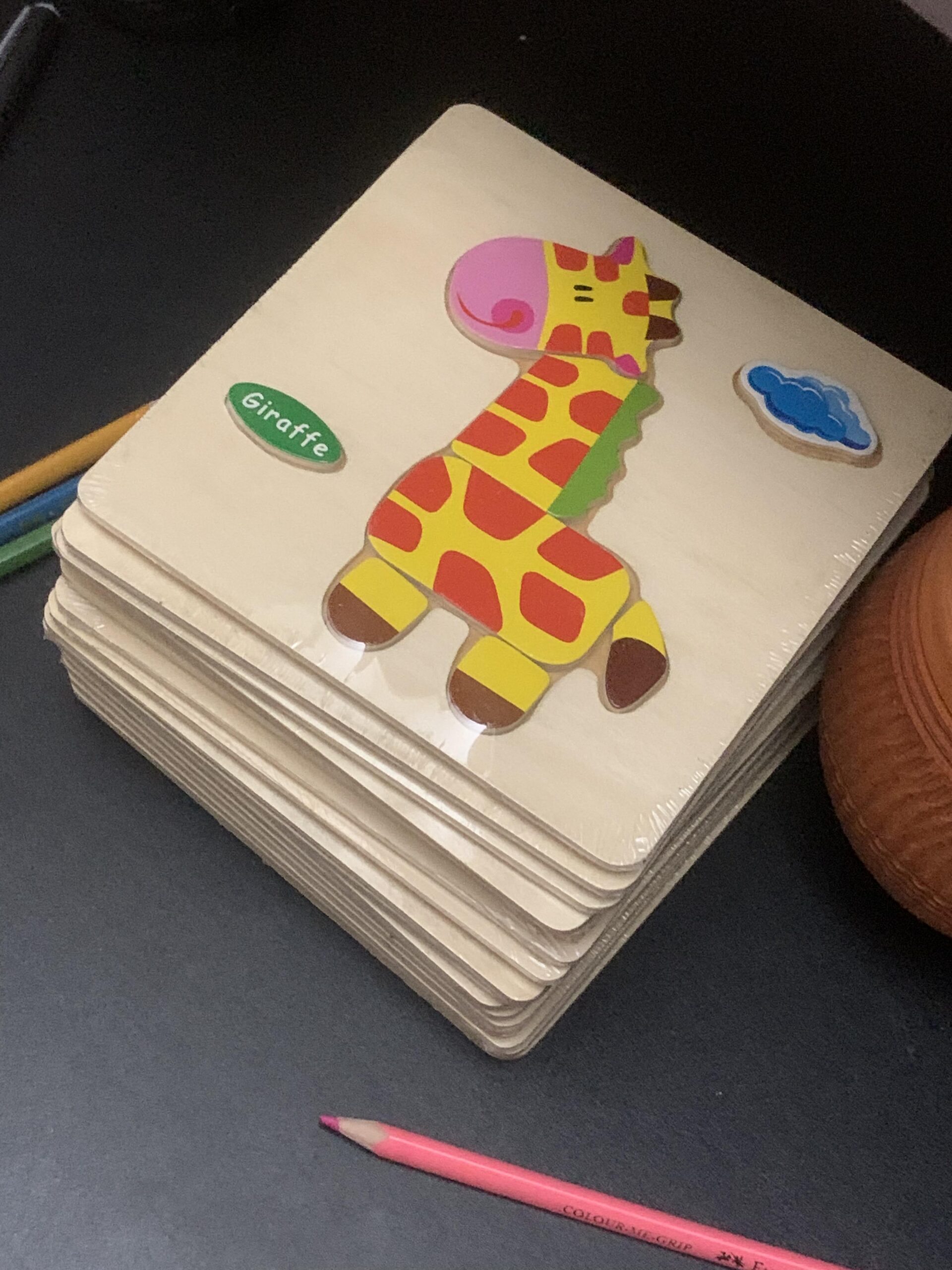 The Giraffe Wooden Puzzle - Kids Educational Toy - Image 2