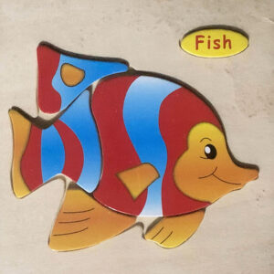 The Fish Wooden Puzzle - Kids Educational Toy