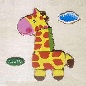 The Giraffe Wooden Puzzle - Kids Educational Toy
