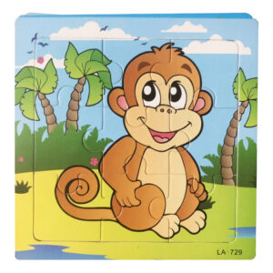 Monkey Wooden Puzzle - Kids Educational Toy