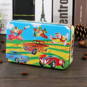 60 Pieces Premium Wooden Puzzle - Kids Educational Toy | Colorful Print with Iron Box (Car & Plane)