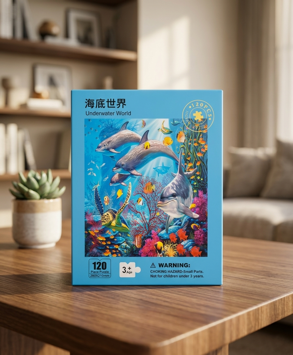 120 Pieces Paper Puzzle - Kids Educational Toy - Image 24