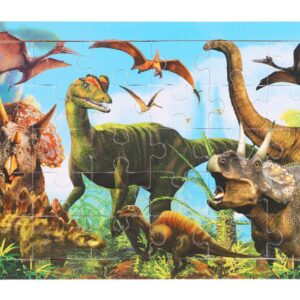 Dinosaur Kingdom Wooden Puzzle - Kids Educational Toy