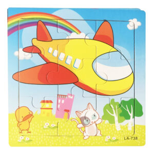 Plane Wooden Puzzle - Kids Educational Toy