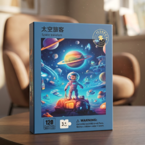 120 Pieces Paper Puzzle β Kids Educational Toy (Space Travelers)