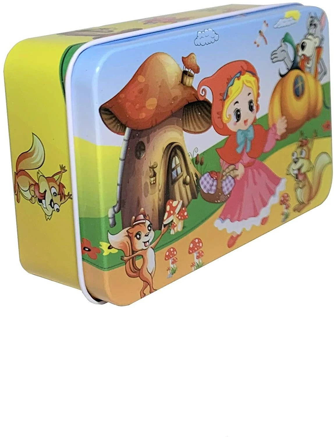 60 Pieces Premium Wooden Puzzle - Kids Educational Toy | Colorful Print with Iron Box (Little Red Riding Hood) - Image 5