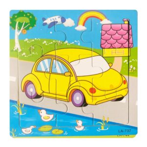 Kids Educational Wooden Puzzle (9 Pieces)