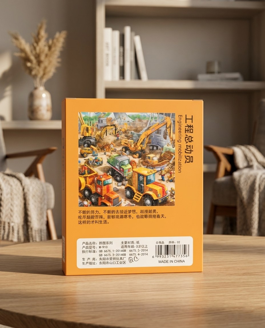 Engineering Mobilization 120 Pieces Paper Puzzle β Kids Educational Toy - Image 2