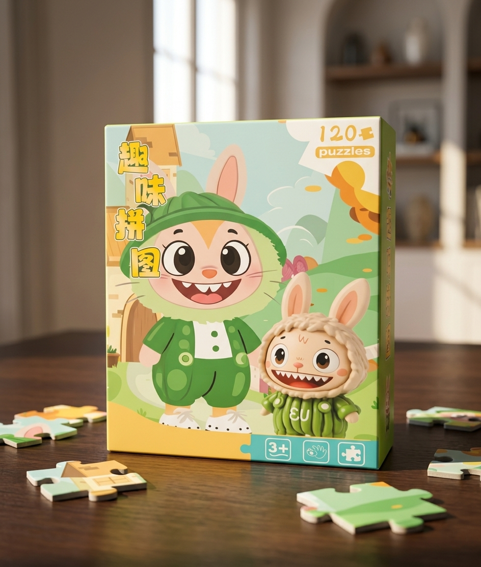 120 Pieces Paper Puzzle - Kids Educational Toy - Image 5