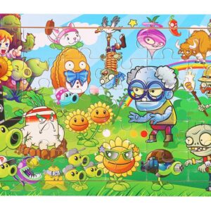 Garden Defense Wooden Puzzle - Kids Educational Toy