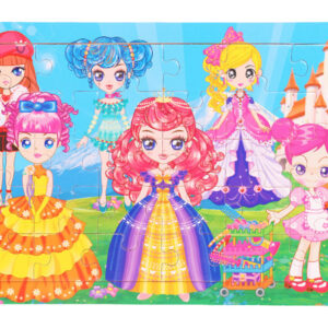 Fantasy Princess Party Wooden Puzzle - Kids Educational Toy
