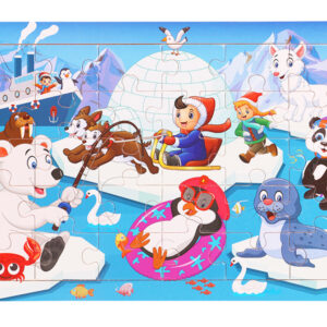 Igloo Island Wooden Puzzle - Kids Educational Toy