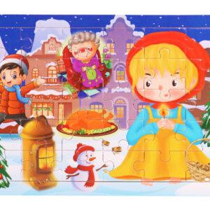 Christmas Magic Wooden Puzzle - Kids Educational Toy