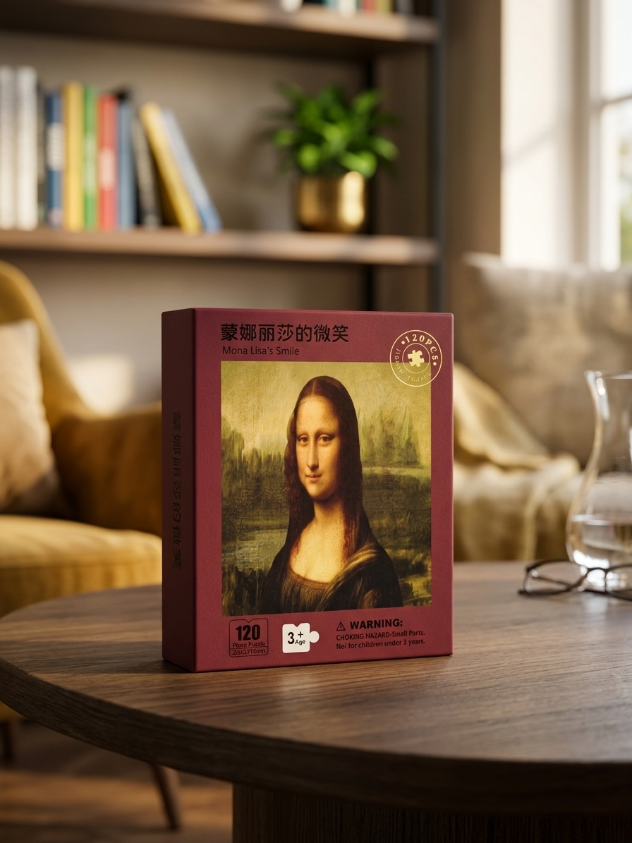 120 Pieces Paper Puzzle β Kids Educational Toy (Mona Lisa)