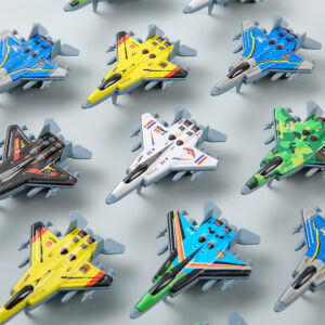 Random 4 Pcs Combo Mini Aircraft & Fighter Jet Toy Set