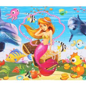 Disney Ocean Wonders Wooden Puzzle - Kids Educational Toy